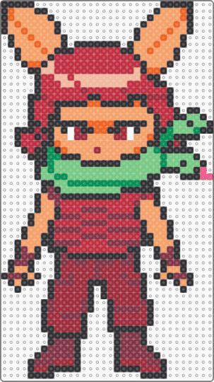 Dina - orange,red,brown