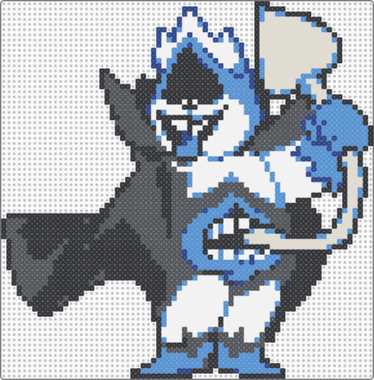 Chaos King - light blue,gray