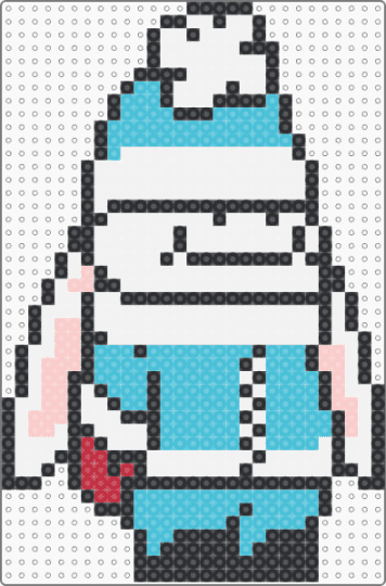 Slurpy - white,light blue