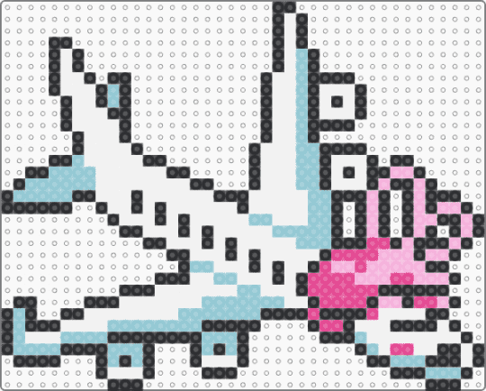 Tsunderplane - pink,light blue