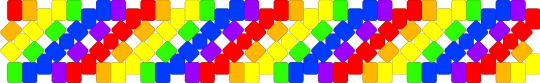 Rainbow 5 - red,blue,yellow,rainbow,x base,orange,green,purple