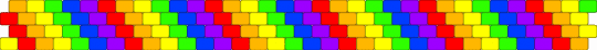 Rainbow - red,orange,yellow,green,rainbow,choker,cuff,kandi