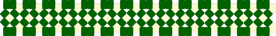 Cottage core - white,green,off white,kandi,cuff,x base,cottagecore
