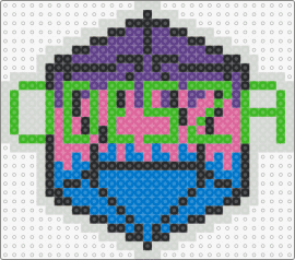 odesza - odesza,icosahedron,logo,text,geometric,dj,music,edm,colorful,blue,pink,purple