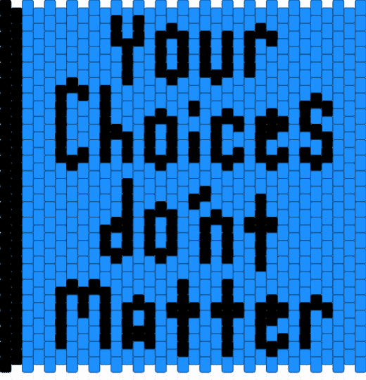 uhhh Deltarune Tagline Thing - black,light blue,panel,deltarune,blue