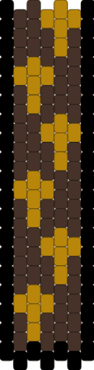 Side Panels Commission #2 - brown,gold,crosses,black,bag,panel
