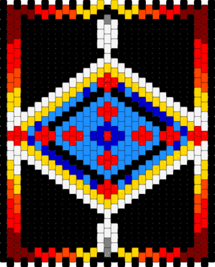 Panel Design - black,red,yellow,light blue