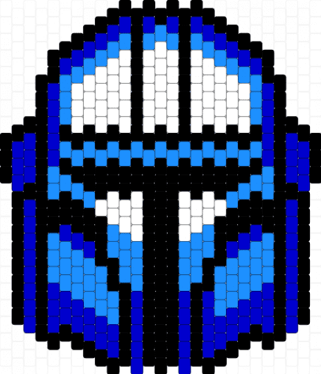 Mandalorian - purple,light blue