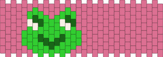 Frog cuff - pink