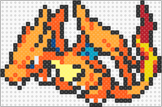 Mega Charizard Y - orange,pokemon