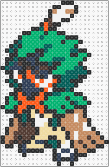 Decidueye - gray,green,tan,pokemon