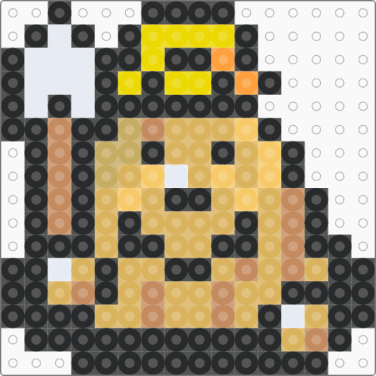 Earthbound mole - black,orange,earthbound