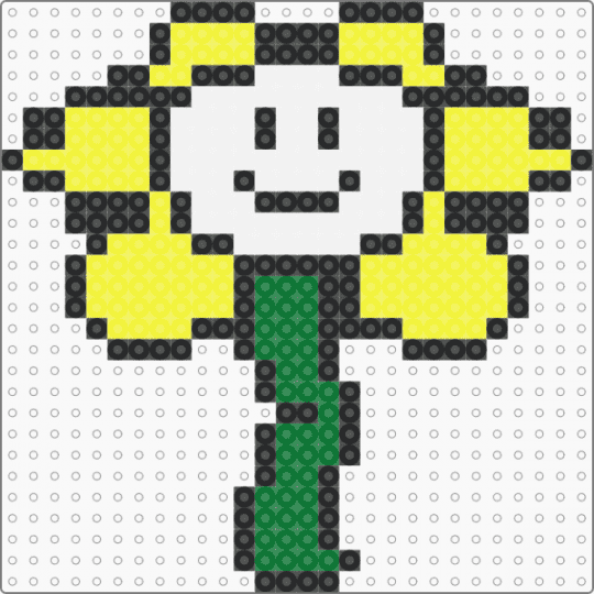 Flowey Sprite 1 - yellow