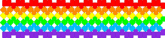 Rainbow X base cuff - purple,green,colorful,rainbow,xbase,x base,rainbow x base,cuff,kandi cuff,kandicuff