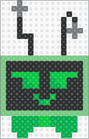 Vee (srry it looks kinda weird!) - green,teal,vee,dw,dandys world,roblox,mains,shellvision