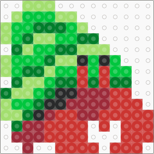 Crab for daily challenge - green,red,cotdcrabs,crab,ocean,sea,chomp