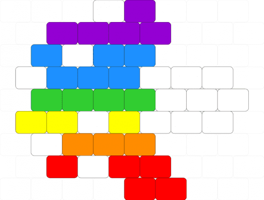 Pride shroom 🏳️‍🌈 - red,green,light blue,purple,pride,mushroom,charm,rainbow,shroom,rainbow pride