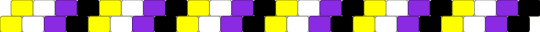 Enby pride cuff - yellow,purple,nonbinary,enby,pride,lgbt,lgbtq,lgbtqia