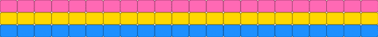 MmMmMmMm PaNcAkEs (aka pan ladder cuff :3) - pink,yellow,light blue,pan,pansexual,pride,lgbtq,pancakes