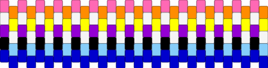 Genderfluid and aroace multistitch - purple,pride,genderfluid,aro ace,aroace,aro,fluid,multistitch,cuff
