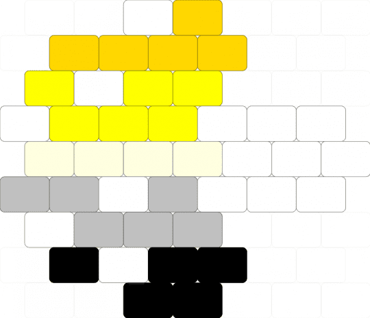 Angled aroace shroom - yellow,beige,angled aroace,aroace,pride,lgbtq,lgbtqia,lgbt,shroom,mushroom
