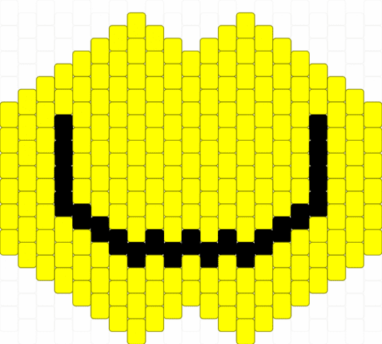 Smiley face mask for @r4ven_st4rs - yellow