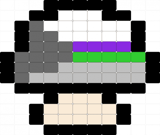 Demiaroace shroom - gray,beige,demiaroace,pride,shroom,mushroom,lgbtq,demiaro