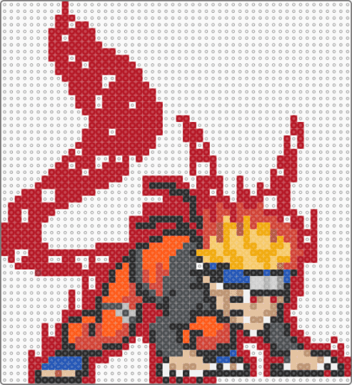 Naruto Jinchuriki - red,naruto,jinchuriki,nine tailed fox,kurama,nine tails