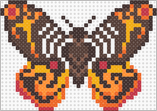 Mothra [1] - mothra,moth,fiery,monster,animal,creature,insect,movie,brown,orange