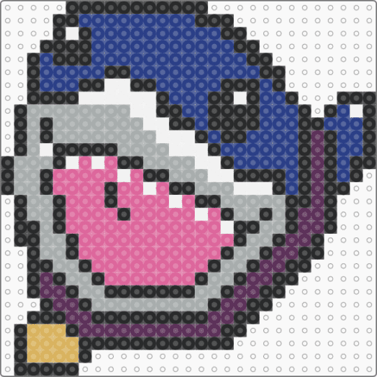 Jeff - blue,gray,pink