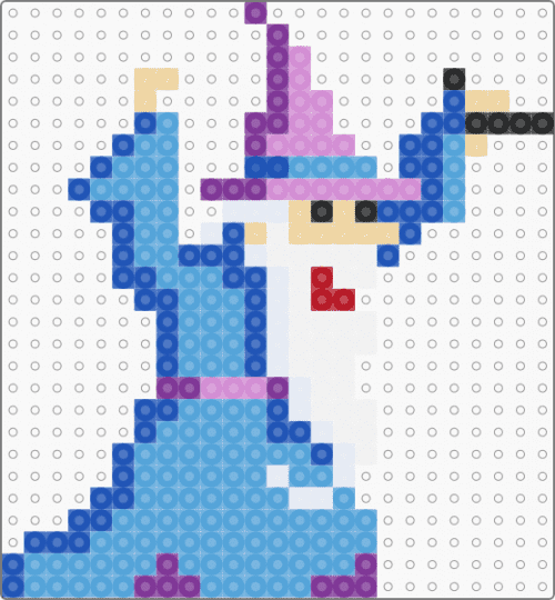 magicien - blue,light blue