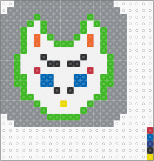 Giyu Coaster v0 - gray, green