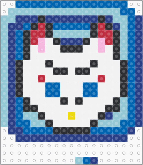 Giyu Coaster v1 - blue, light blue