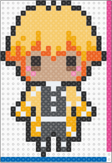 zenitsu test - yellow,orange,beige,gray