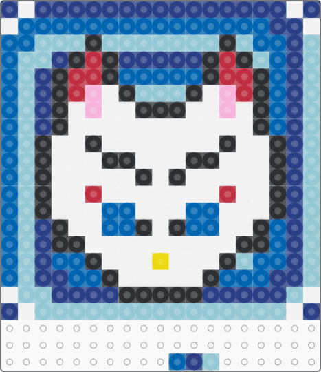 Giyu Coaster final - blue, light blue