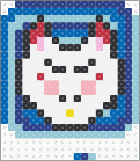 Giyu Coaster v2 - blue, light blue