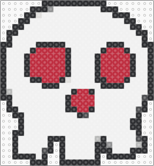 Fire Force / Soul Eater Skull - white,red,fire force,soul eater,anime,skull,black,death