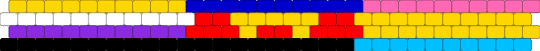 Pan enby and poly cuff - yellow,purple,pan,enby,polyamorous,non binary,pansexual,frying pan