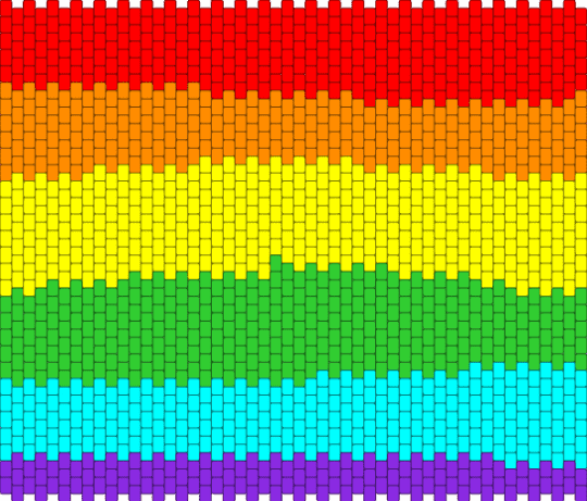 Pride bag front - green,light blue,yellow,red