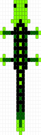 green lizor :D - rain world,green,black