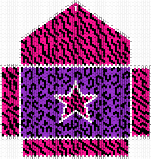 my bag pt 1 - pink,purple,star,leopard print,cheetah print,bag,panel