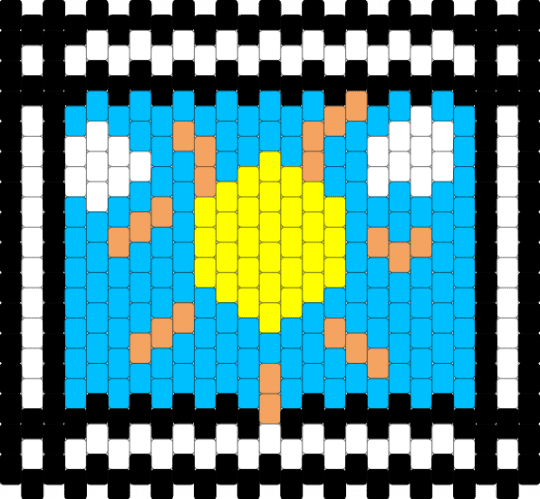 Sun bag pattern - light blue