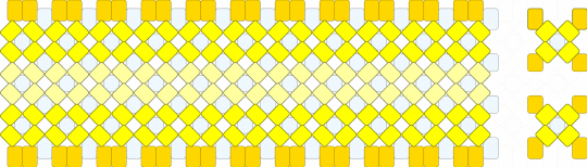 3D cuff that I’m making pt2 - yellow,white