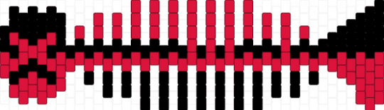 Red and black skeleton fish - black,red,cotdboldcolors,fish,skeleton,cool
