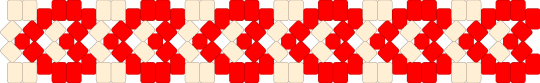 draft hearts - red,beige