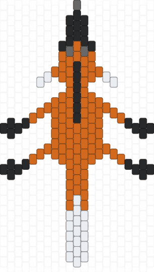 maned wolf - orange