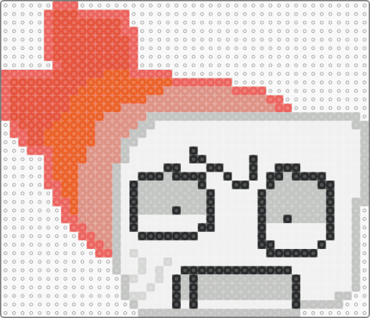 uh-oh shrimpo's mad | dandys world - beige,red