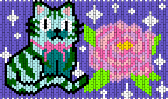 cat idea - blue,pink