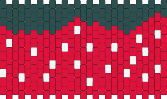 strawberry wallet idea - gray,red