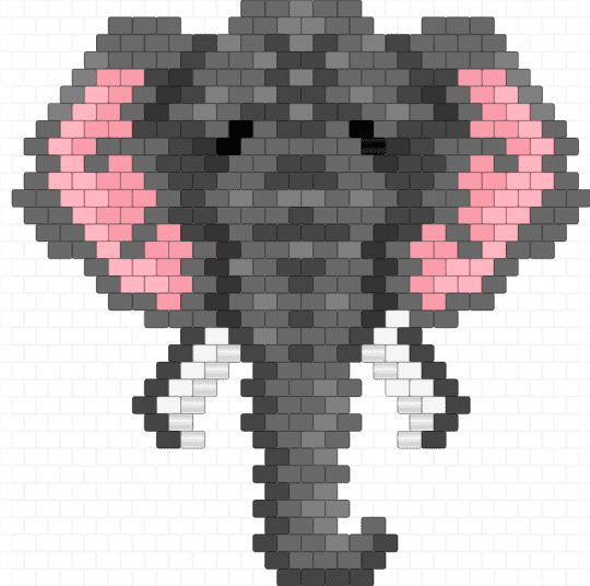 Natural Elephant - gray